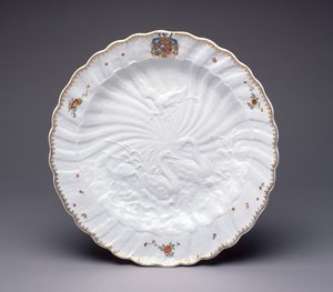 Bord van de Zwanenservice, Meissen Porselein, c.1737-41